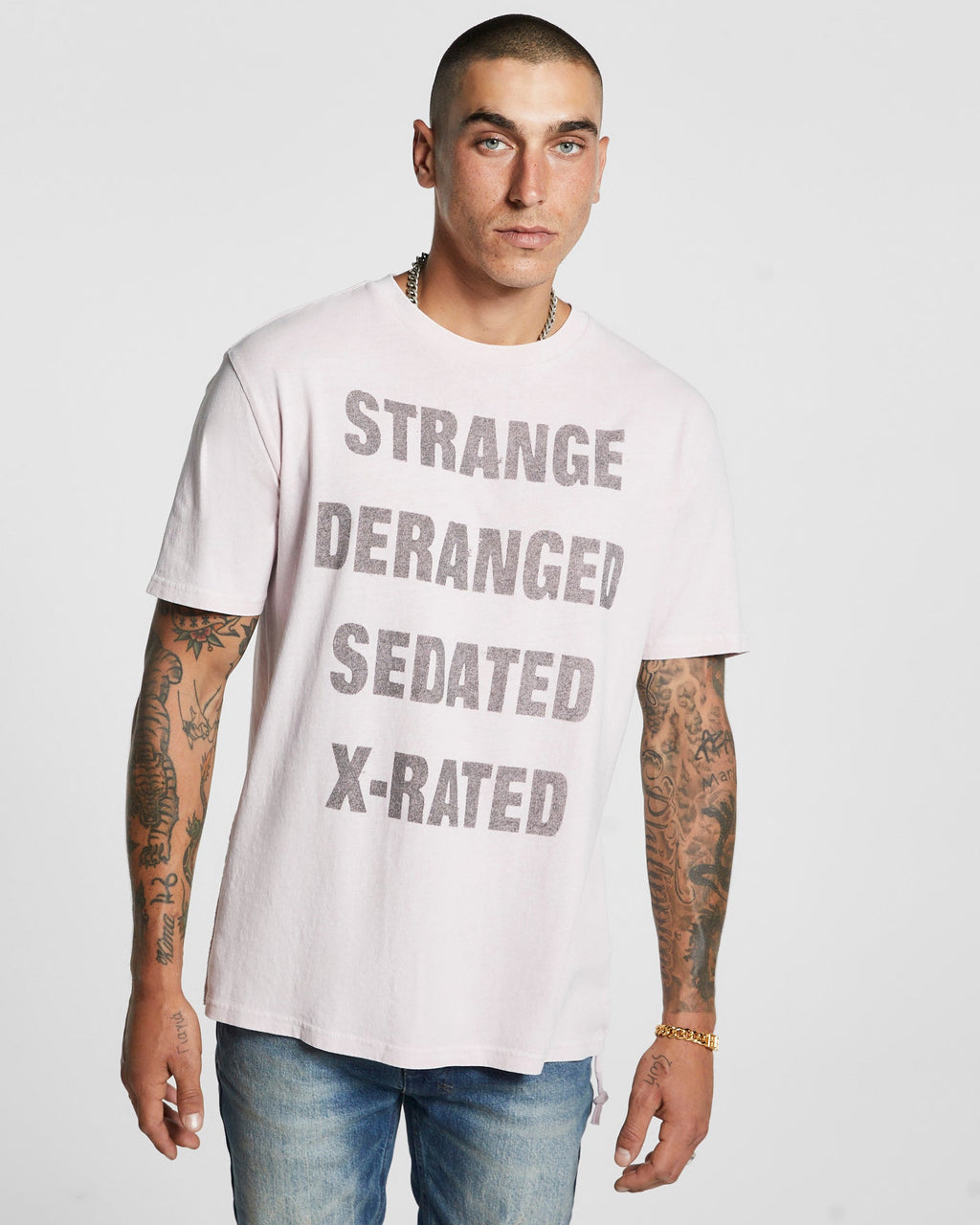 MENS XRATED KASH SS TEE MAGNOLIA TEES