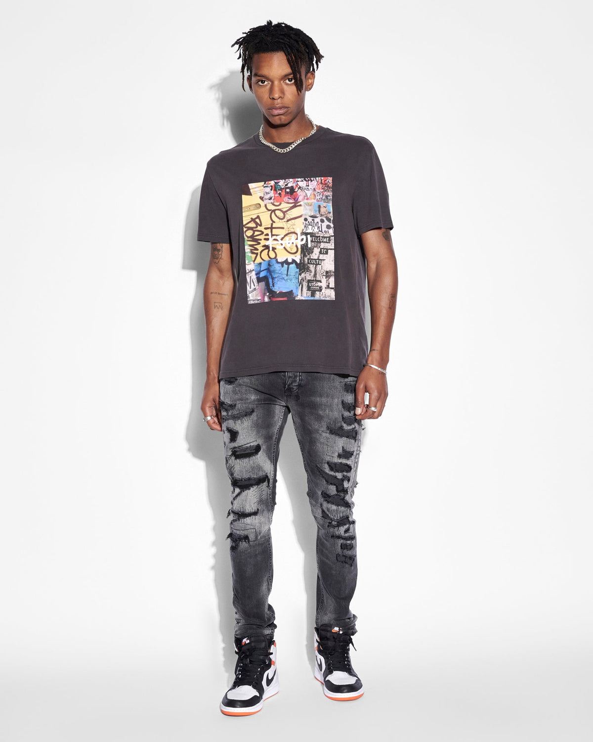 KULTURE KASH SS TEE FADED BLACK