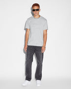 MENS HAZLOW BLACK METAL DENIM JEANS