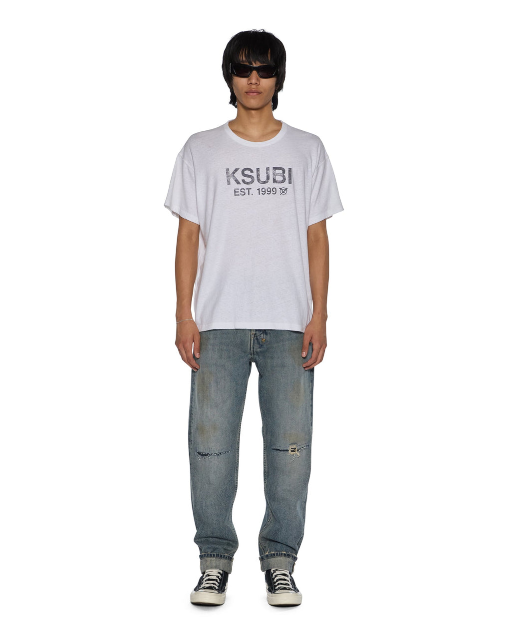 MENS HAZLOW SELVEDGE MELBOURNE BLUE DENIM JEANS