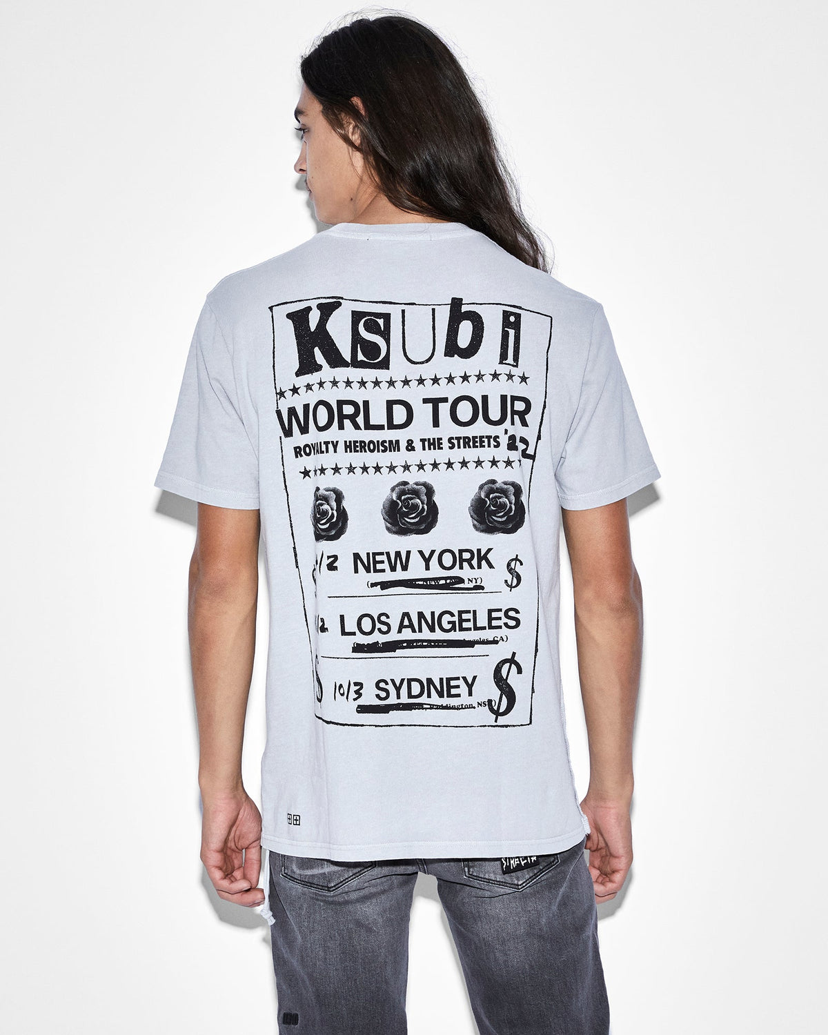 MENS PASTE UP BIGGIE SS TEE MOON TEES