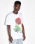 MENS  PIXEL BIGGIE SS TEE TRU WHITE OVERSIZED TEES