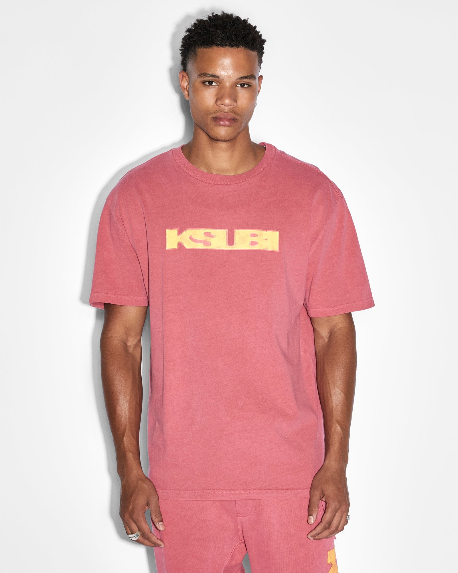 MENS PIXEL SIGN BIGGIE SS TEE SUNDOWN OVERSIZED TEES