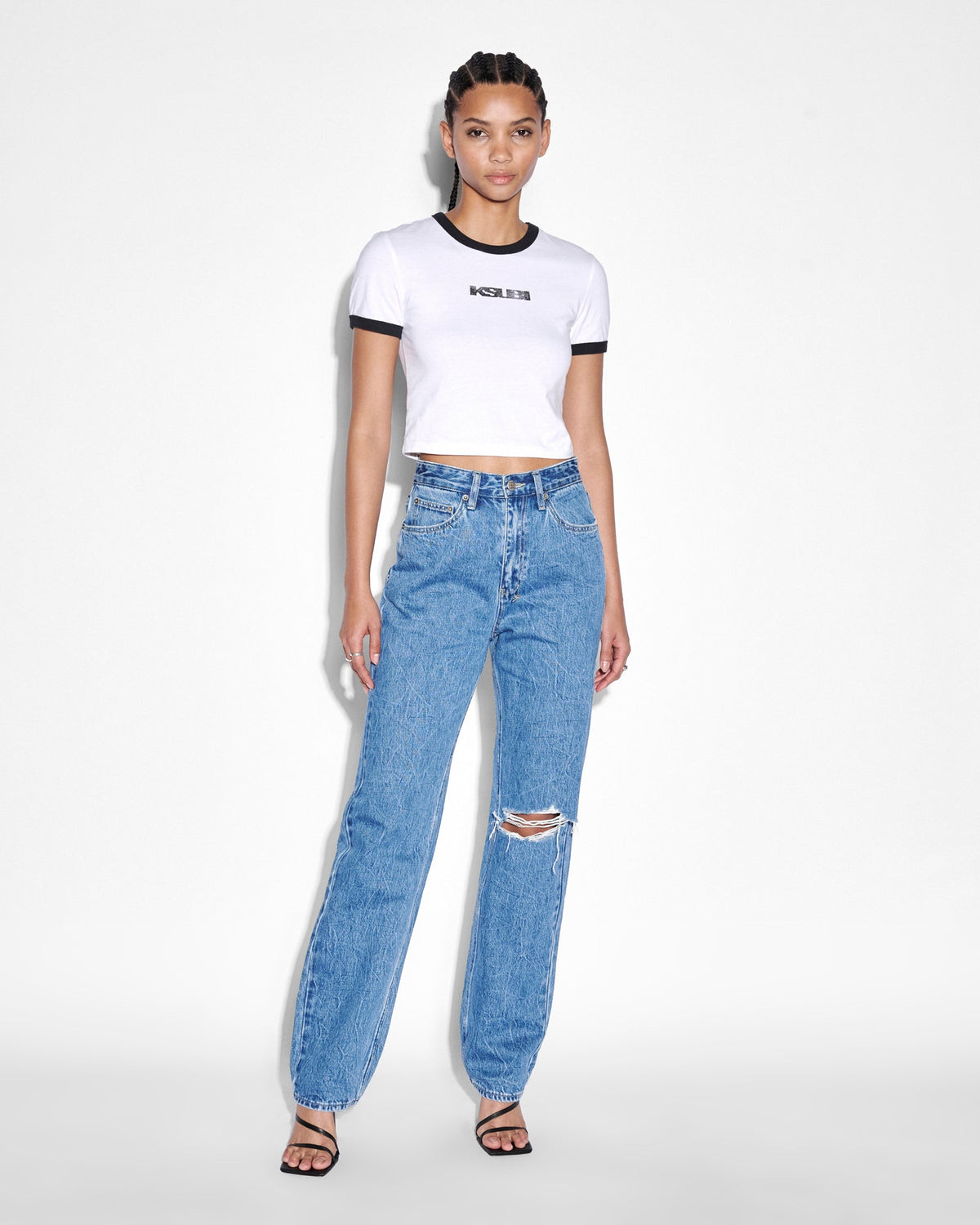 WOMENS SOTT BABY SS TEE WHITE TEES