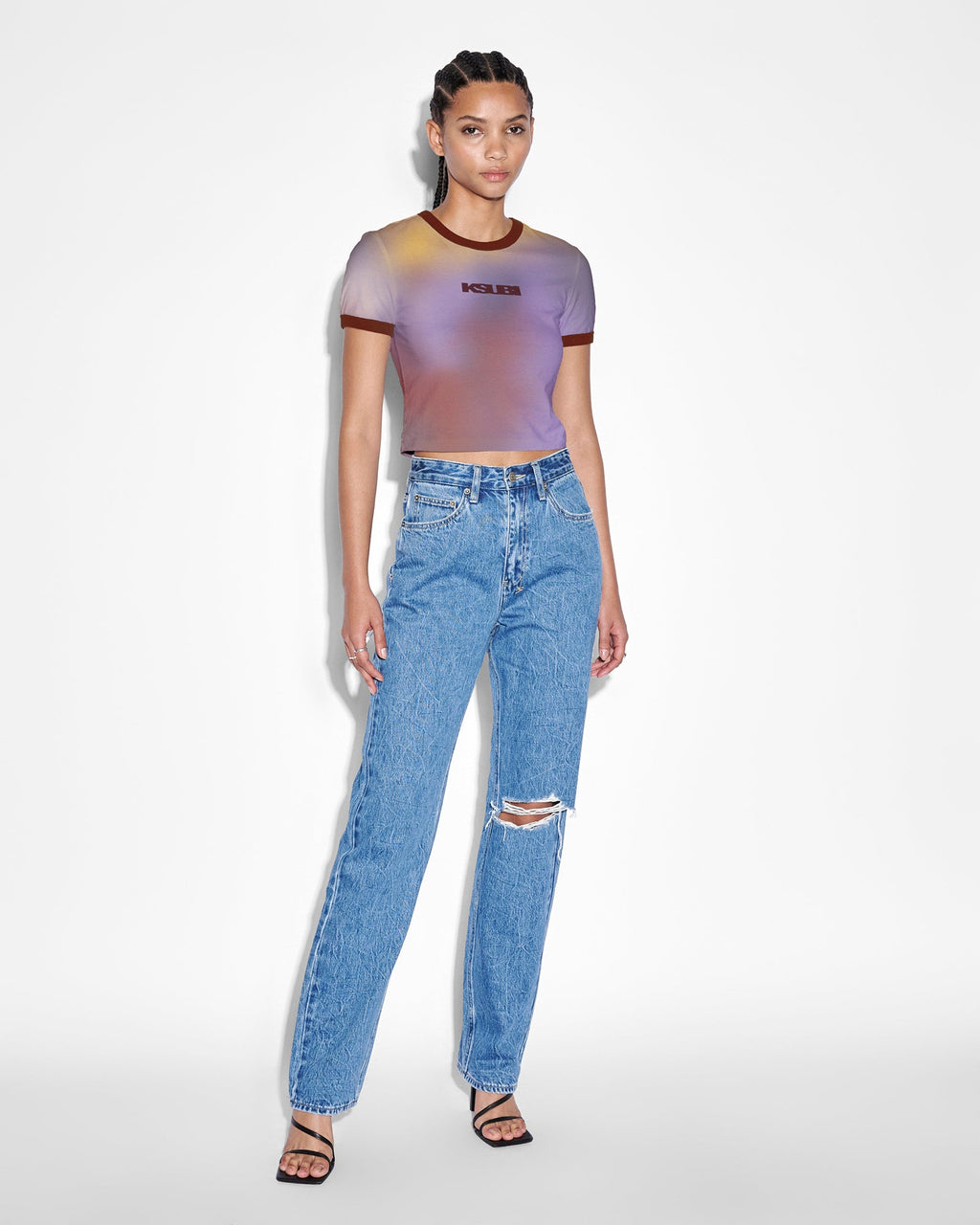 WOMENS REFRACT SOTT SS BABY TEE EUPHORIA TEES