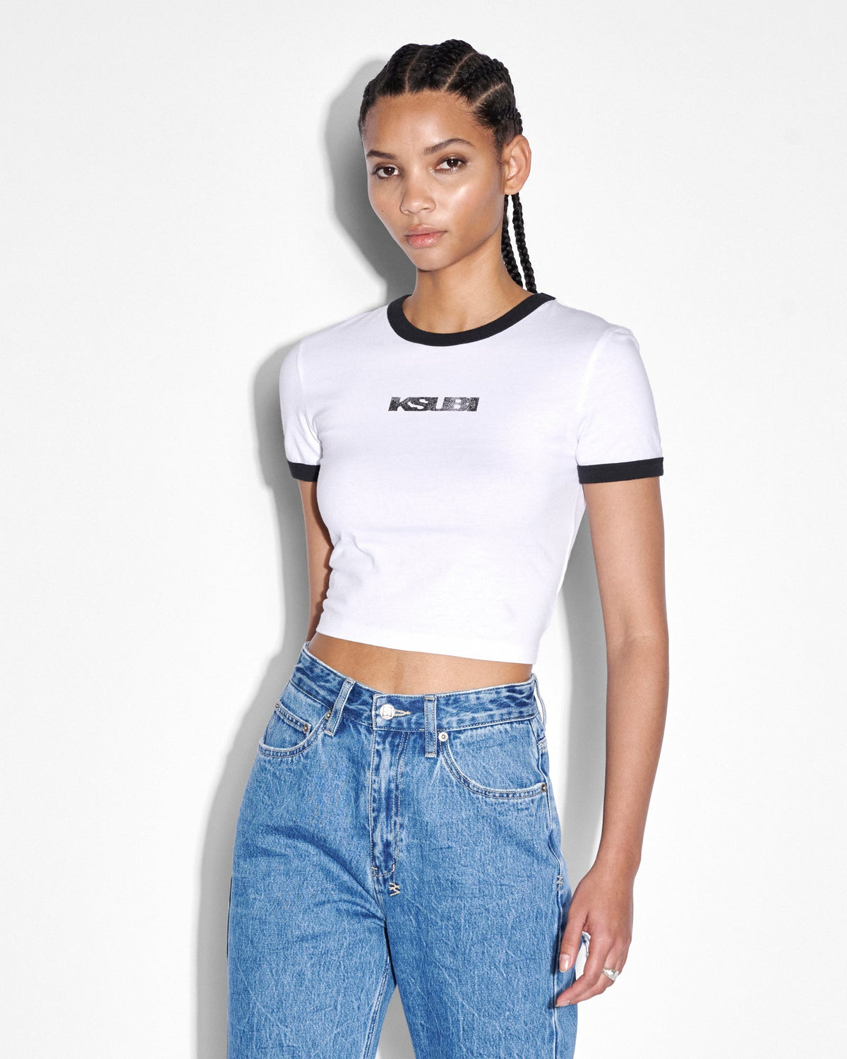 WOMENS SOTT BABY SS TEE WHITE TEES