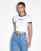 WOMENS SOTT BABY SS TEE WHITE TEES