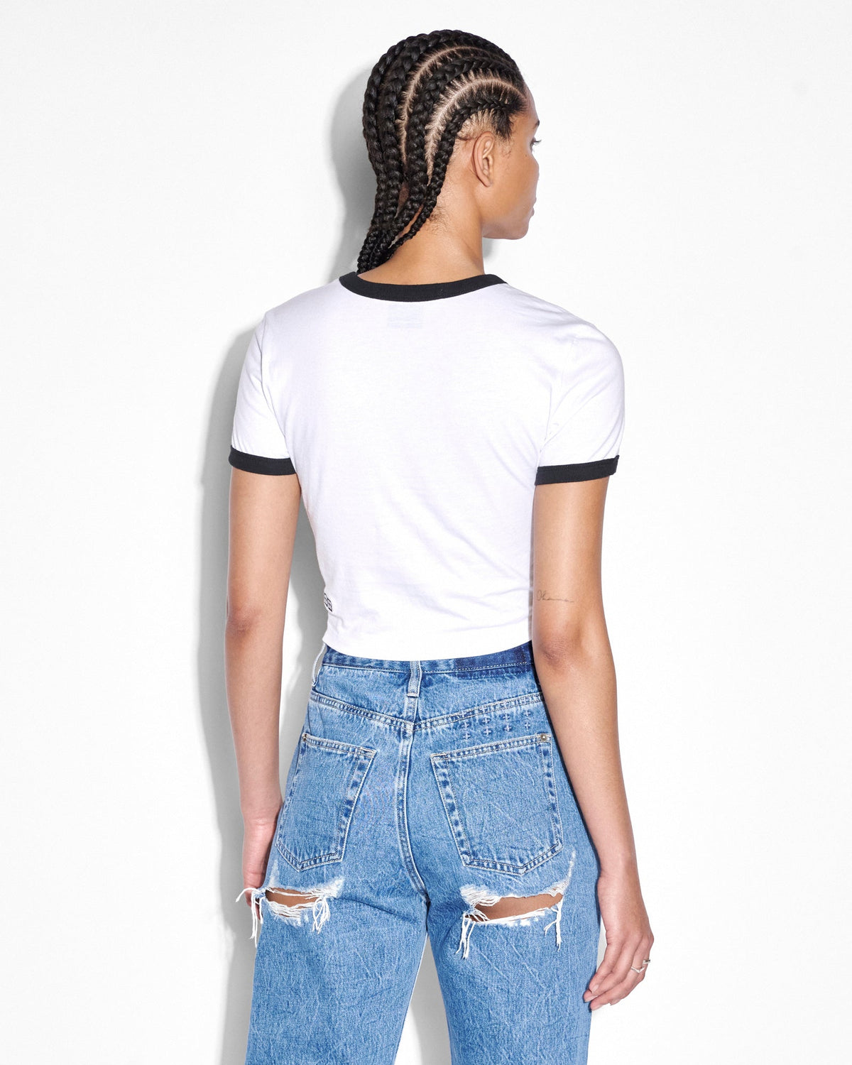 WOMENS SOTT BABY SS TEE WHITE TEES