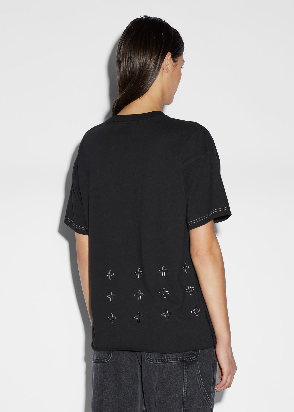 SCRIPT OH G SS TEE BLACK