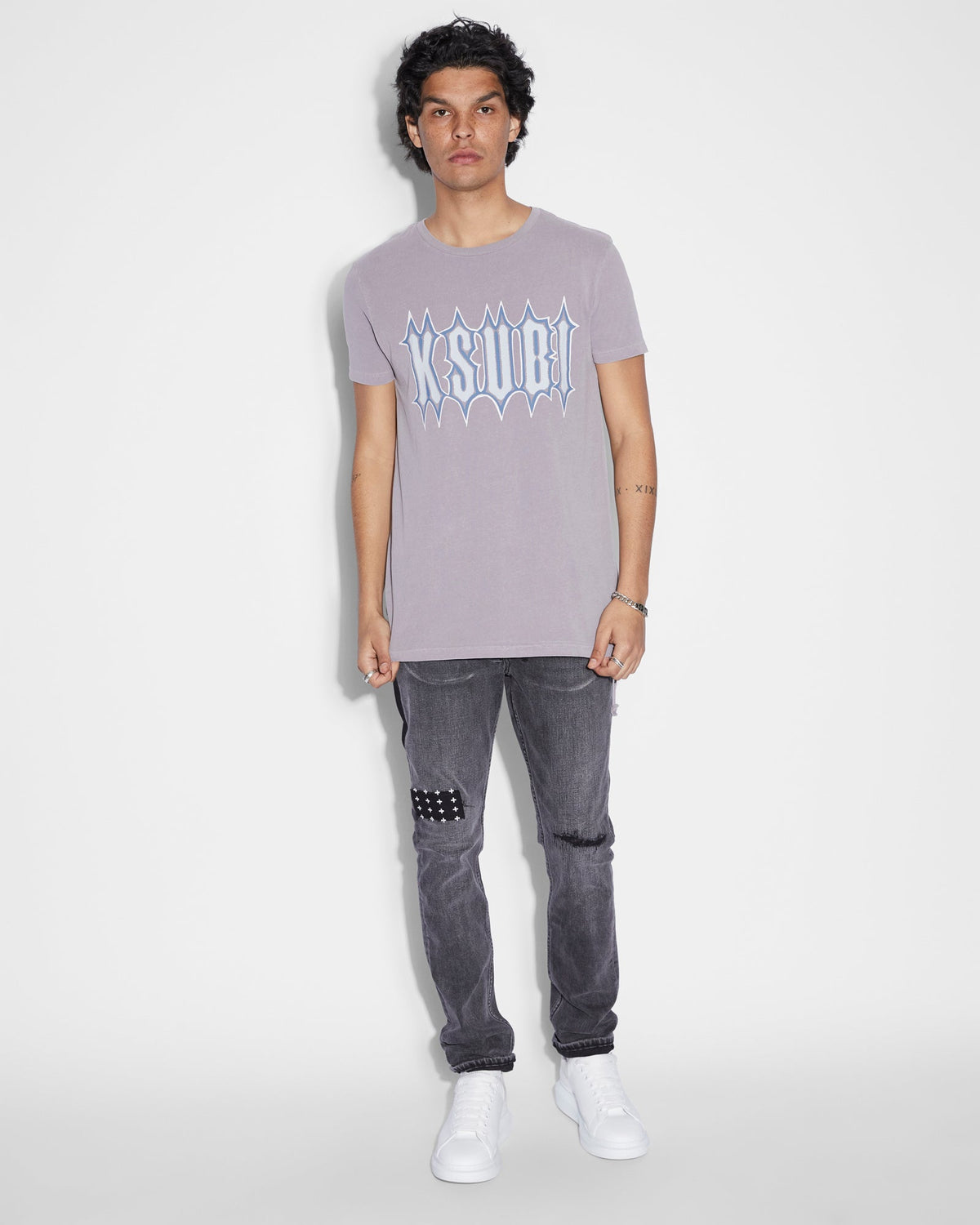 MENS SERRATED SEEING LINES SS TEE SILT TEES