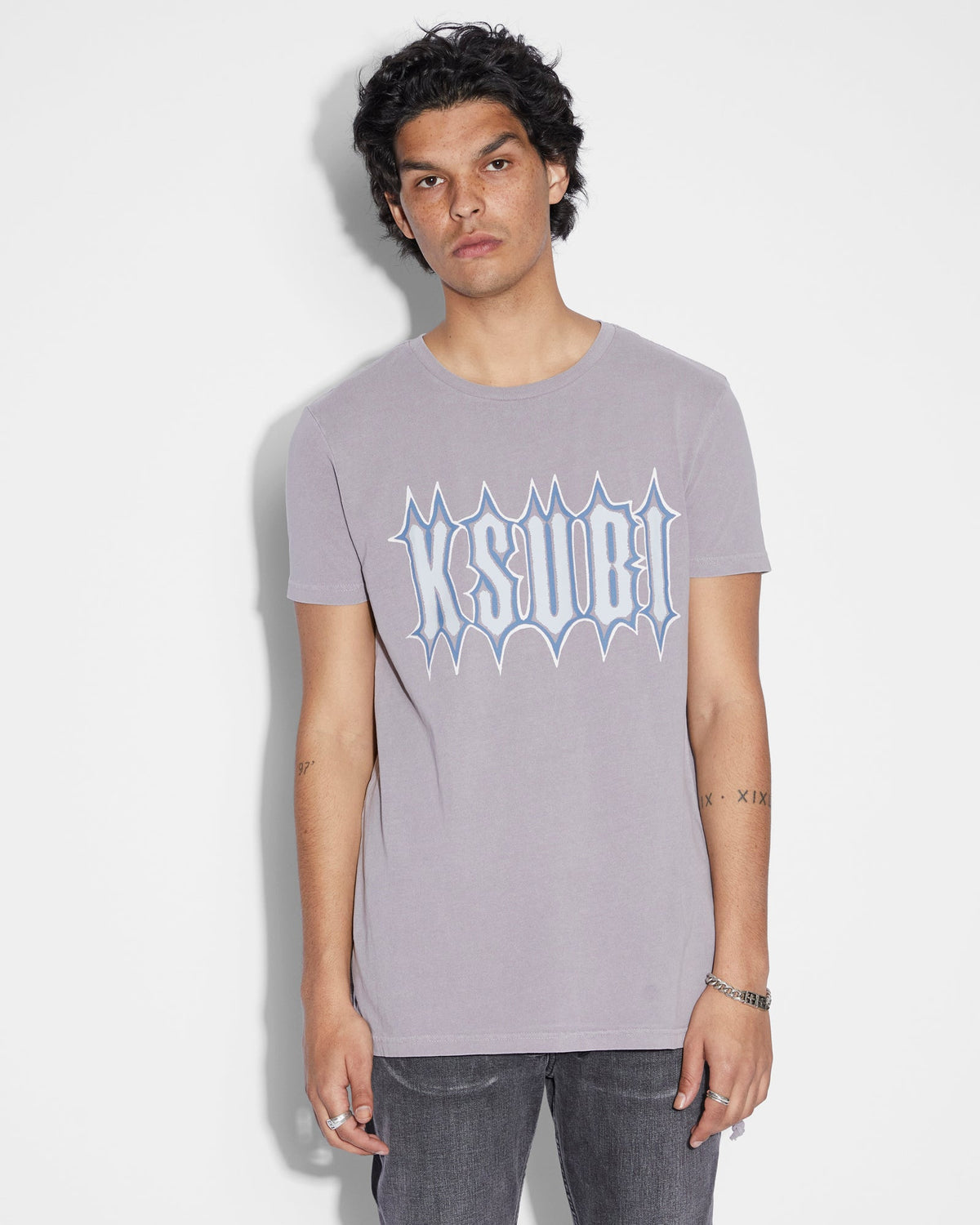 MENS SERRATED SEEING LINES SS TEE SILT TEES