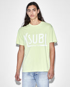 Mens Ticket Kash Ss Tee Acid Regular Tees - Green