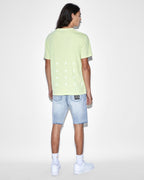 Mens Ticket Kash Ss Tee Acid Regular Tees - Green
