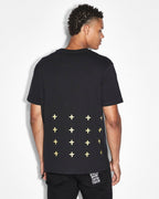 Mens Token Kash Ss Tee Jet Black Regular Tees - Black