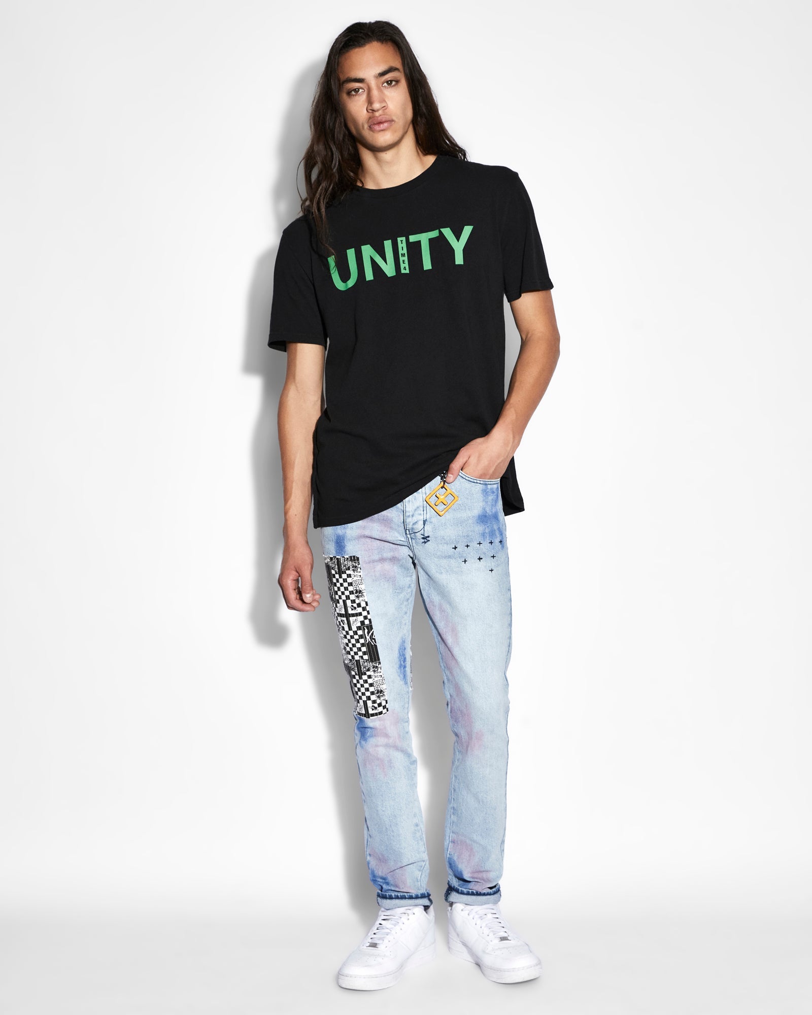 UNITY KASH SS TEE JET BLACK