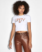 WOMENS UNITY STAR BABY SS TEE WHITE TEES