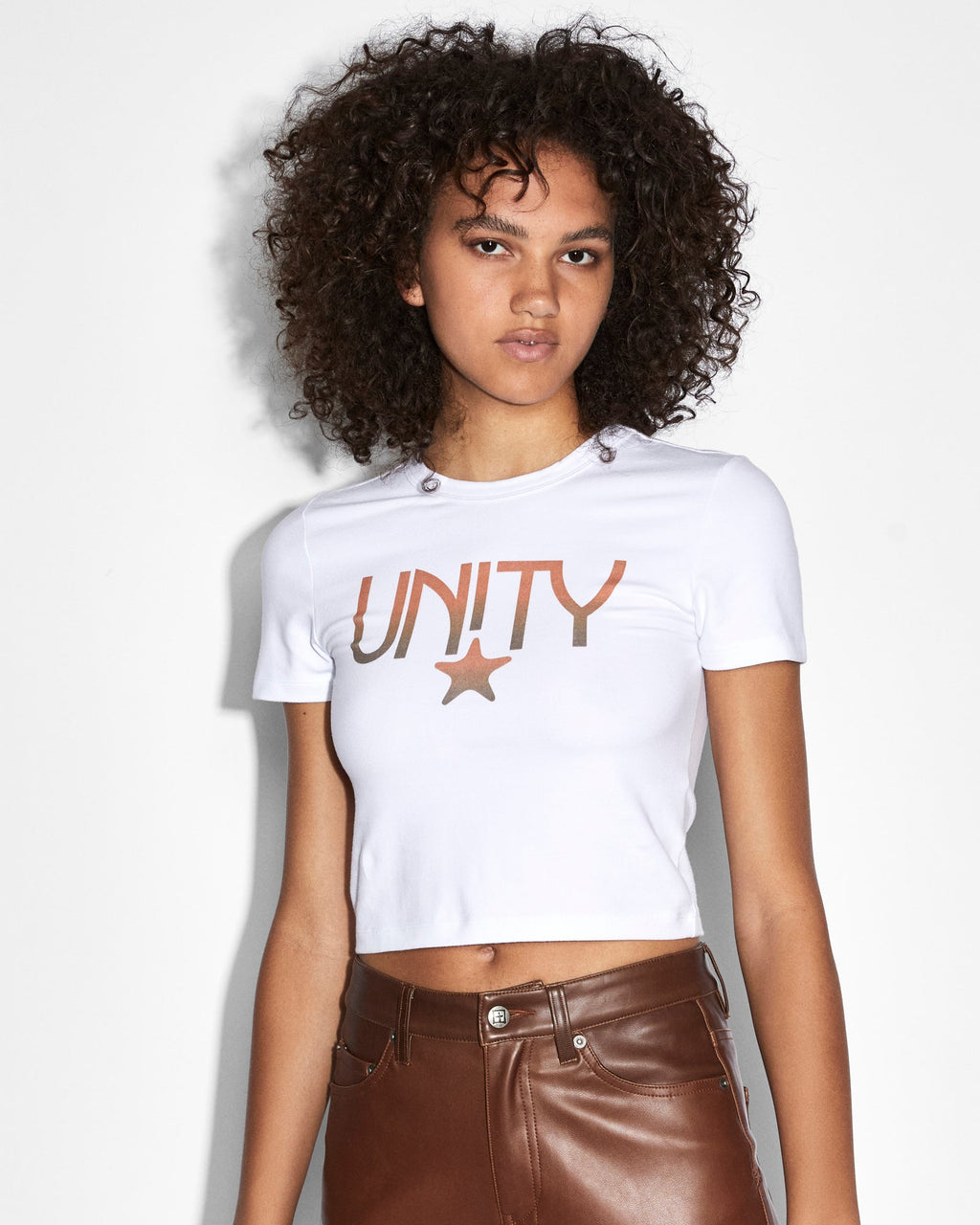 WOMENS UNITY STAR BABY SS TEE WHITE TEES