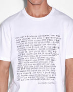 MENS WHITENOISE KASH SS TEE SPACE WHITE TEES