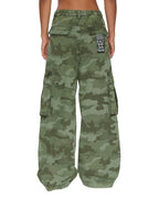 WOMENS KSUPER CARGO PANT HASH CAMO PANTS