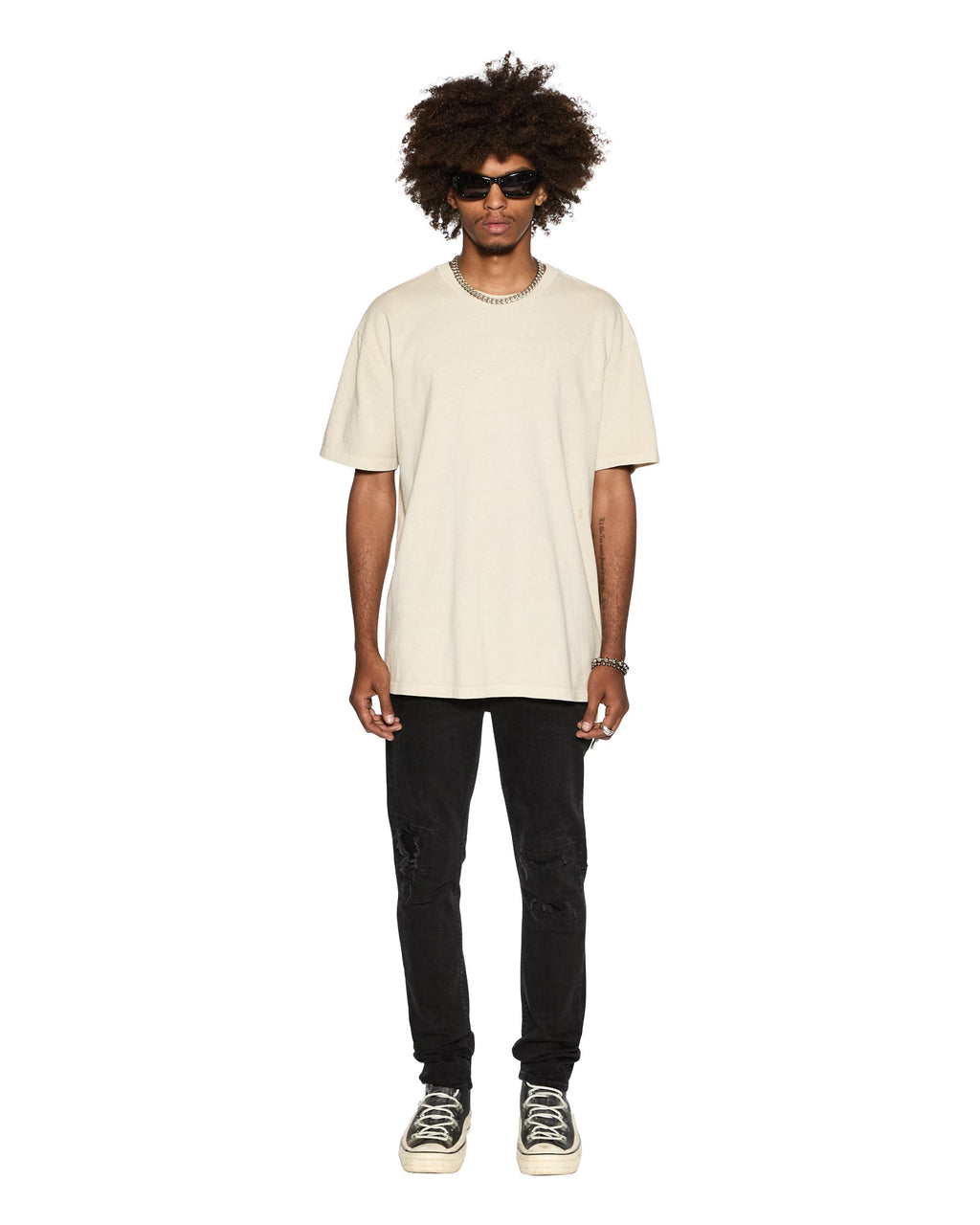 MENS 4 X 4 BIGGIE SS TEE DESERT TEES