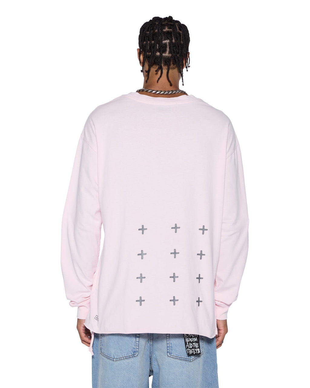 MENS ALLDAY BIGGIE LS TEE ICE QUARTZ TEES