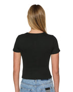 WOMENS ARISE TEE BLACK TEES