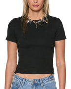 WOMENS ARISE TEE BLACK TEES