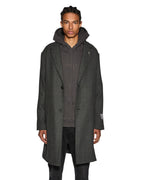 Mens Battery Coat Herringbone Regular Jackets - Grey