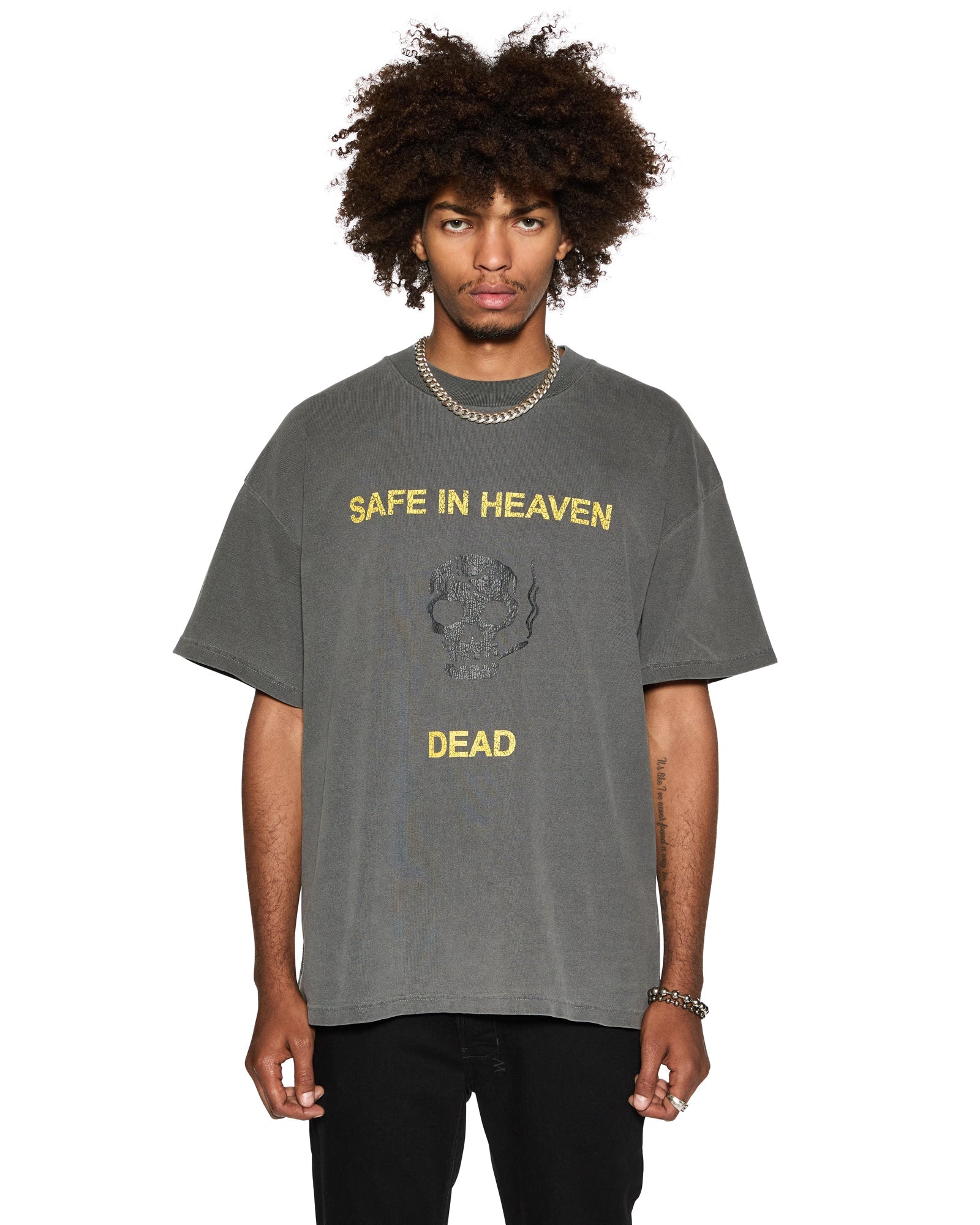 DEAD EKCESS SS TEE CHARCOAL