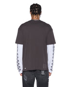 MENS ENGINE LS LAYER TEE FADED BLACK TEES
