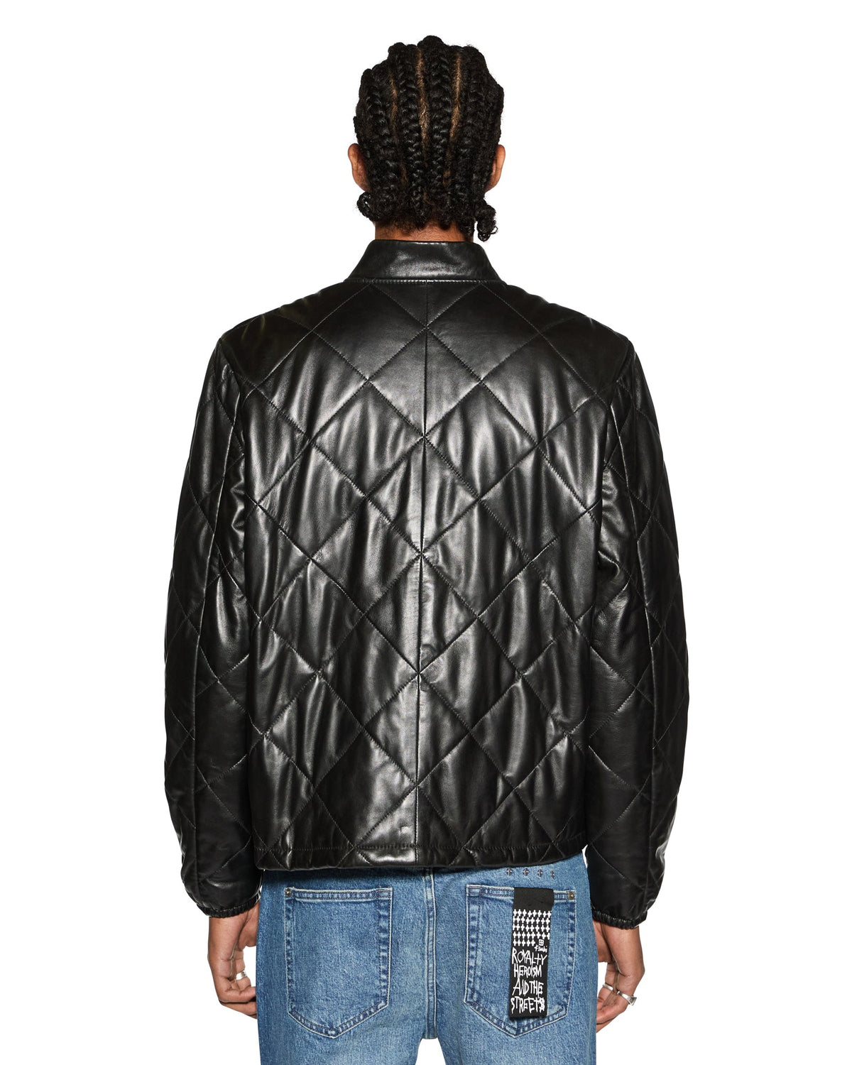 ECLIPSE QUILTED BOMBER BLACK