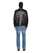 MENS ECLIPSE QUILTED BOMBER BLACK JACKETS