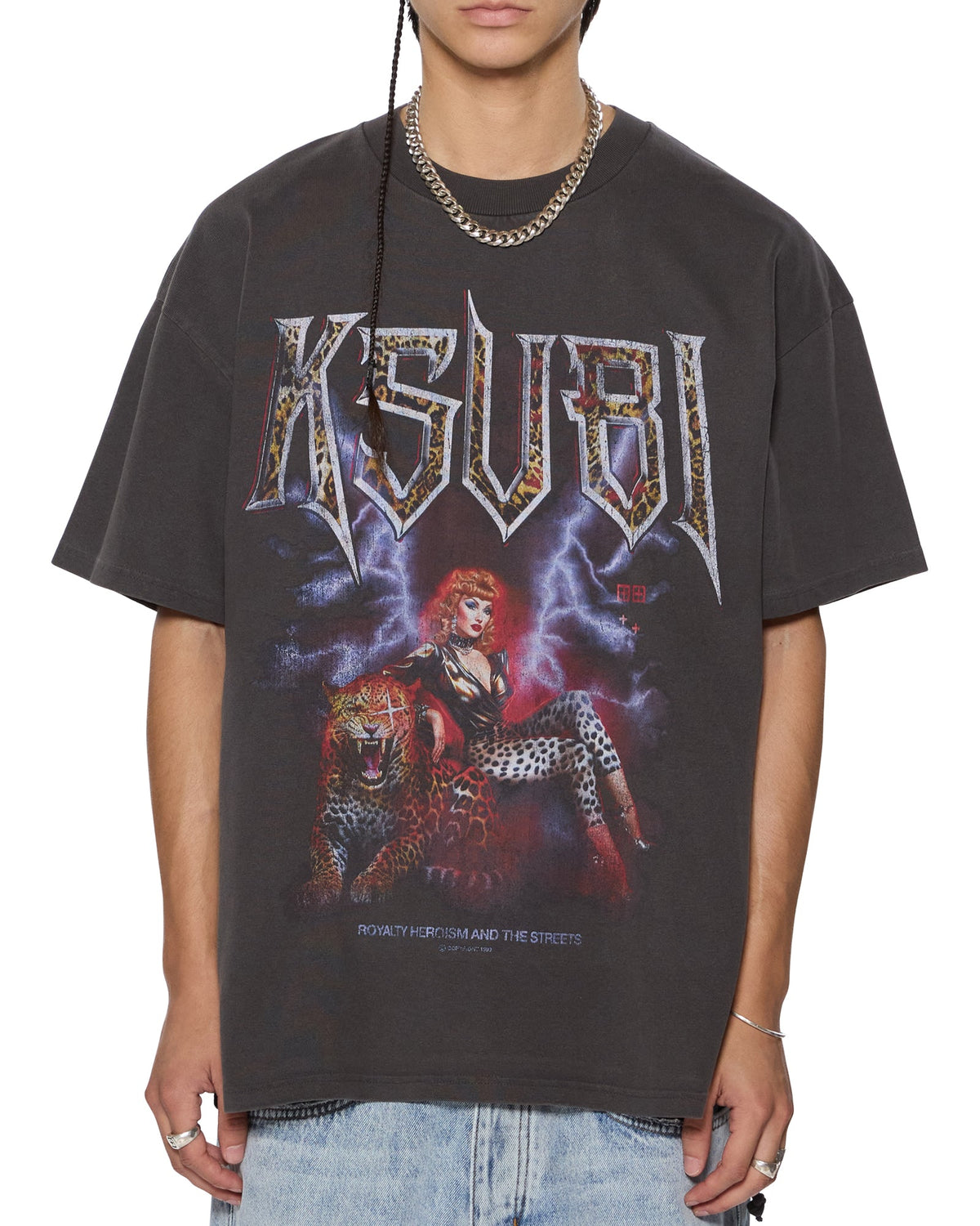 KINGDOM EKCESS SS TEE FADED BLACK