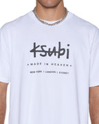 MENS PLATED BIGGIE SS TEE TRU WHITE TEES