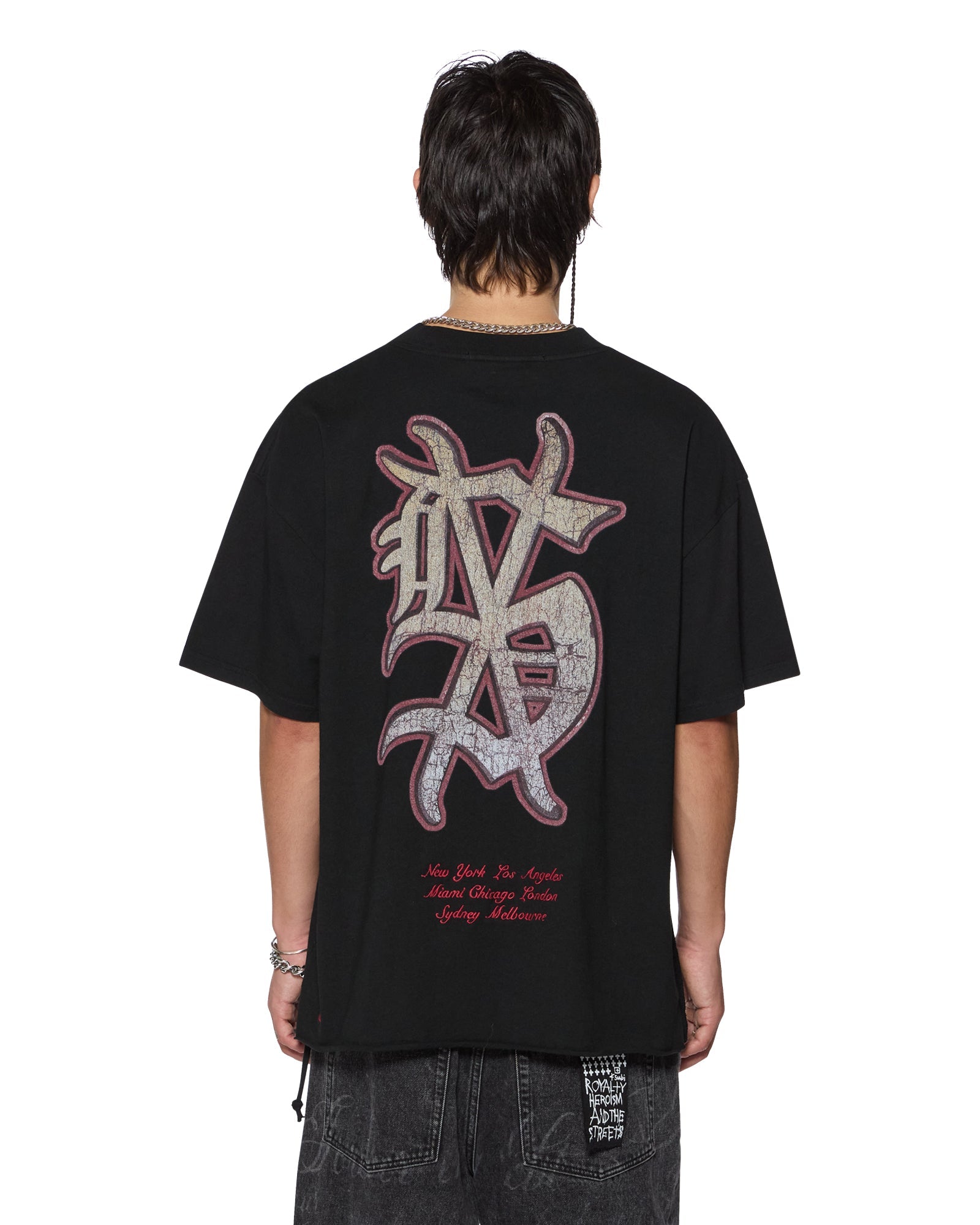 PLAYOFF EKCESS SS TEE JET BLACK
