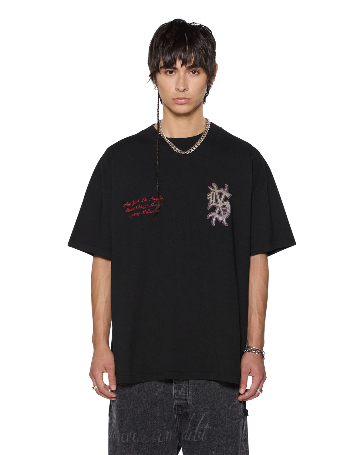 PLAYOFF EKCESS SS TEE JET BLACK