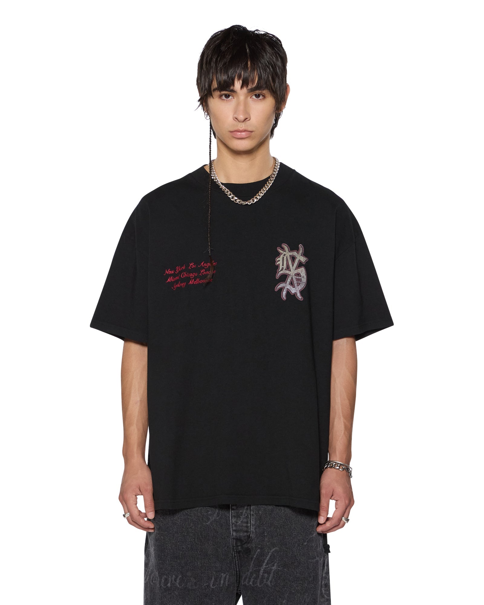 PLAYOFF EKCESS SS TEE JET BLACK