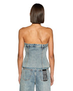 WOMENS RETRO BUSTIER YOUTH FASHION TOPS