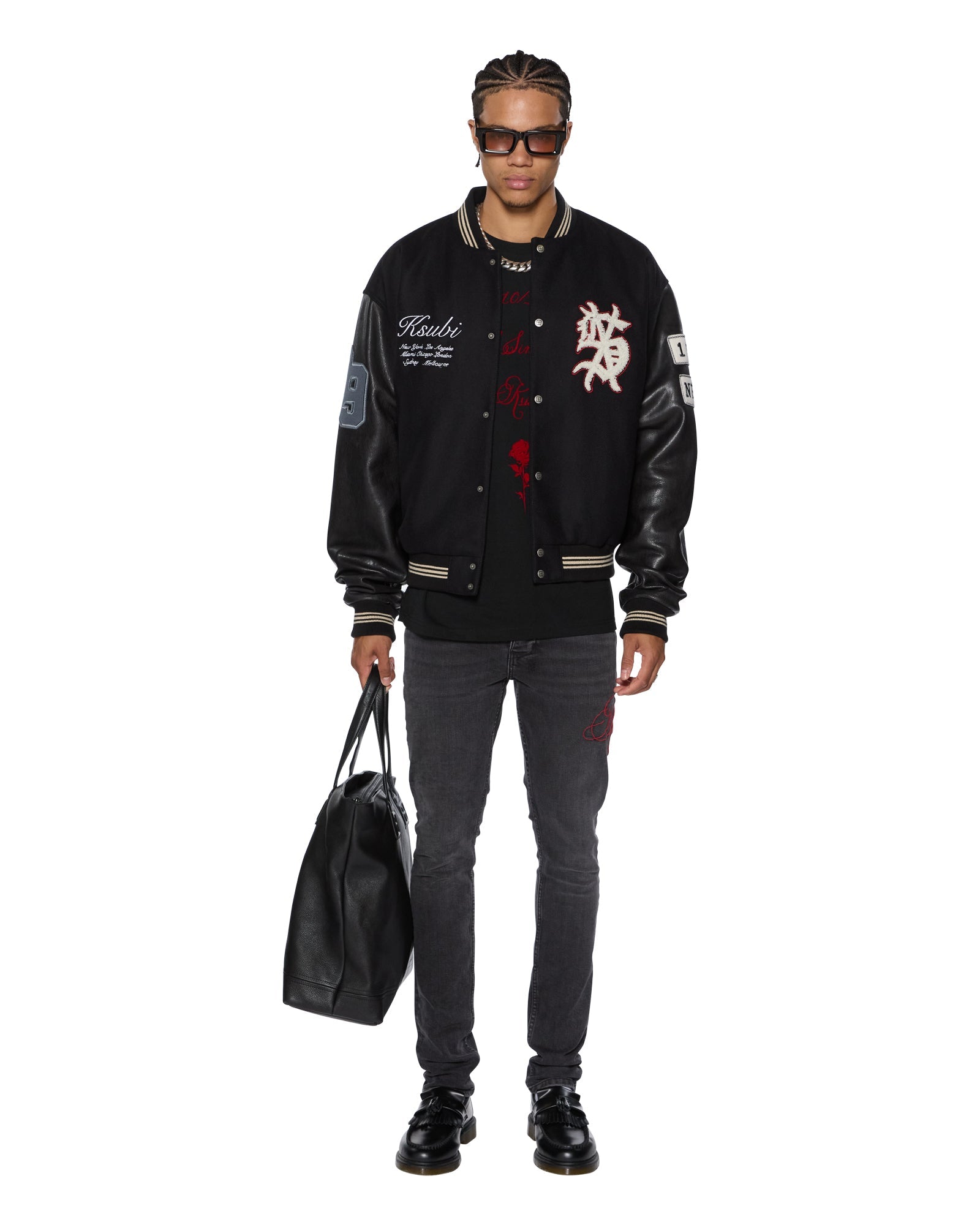 SIN AGAIN BIGGIE SS TEE JET BLACK