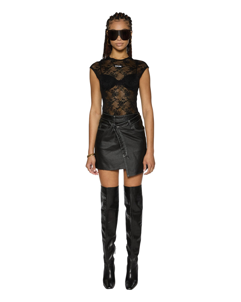 WOMENS RAP SKIRT SLICKER SKIRTS
