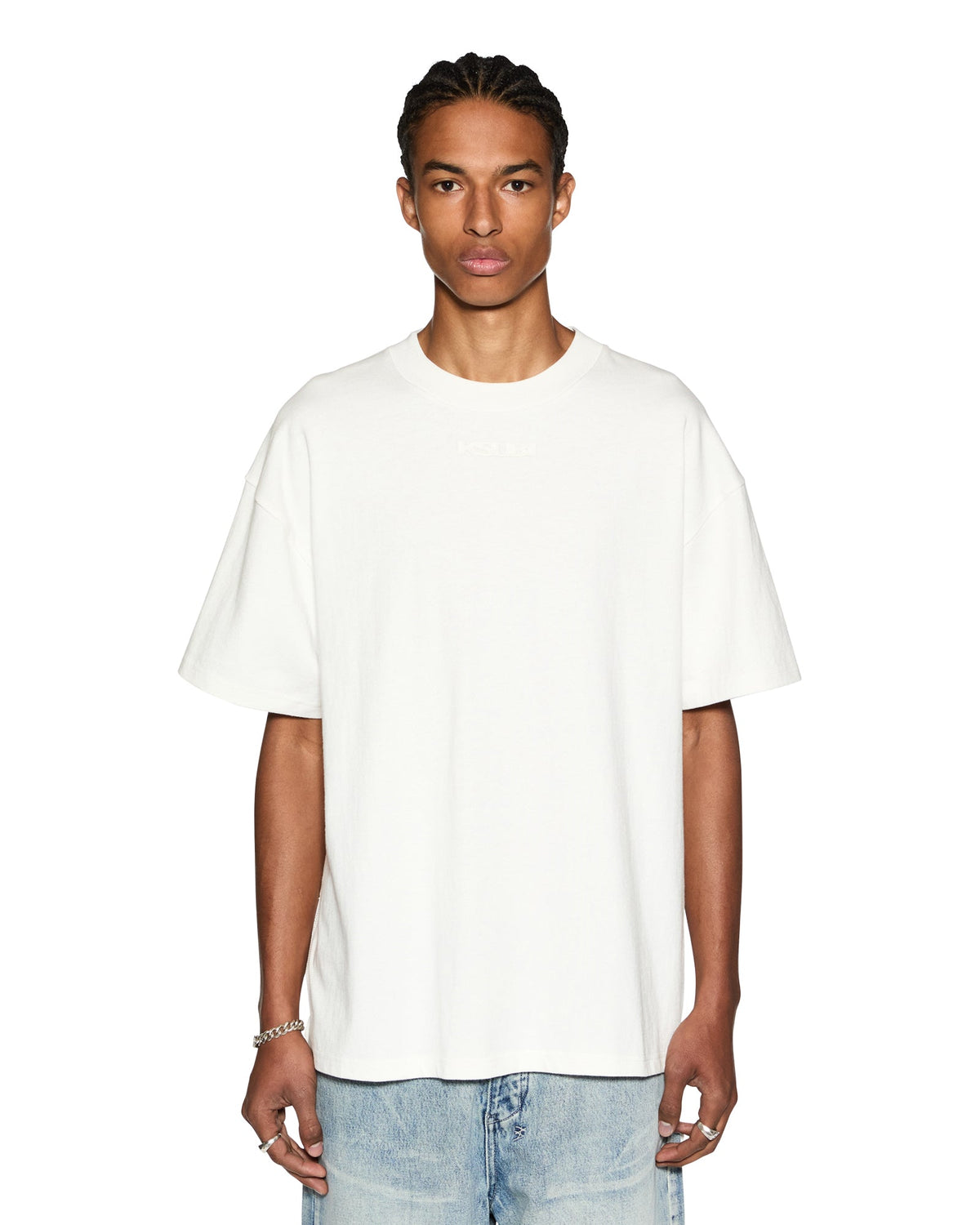 MENS SOTT EKCESS SS TEE VINTAGE WHITE TEES