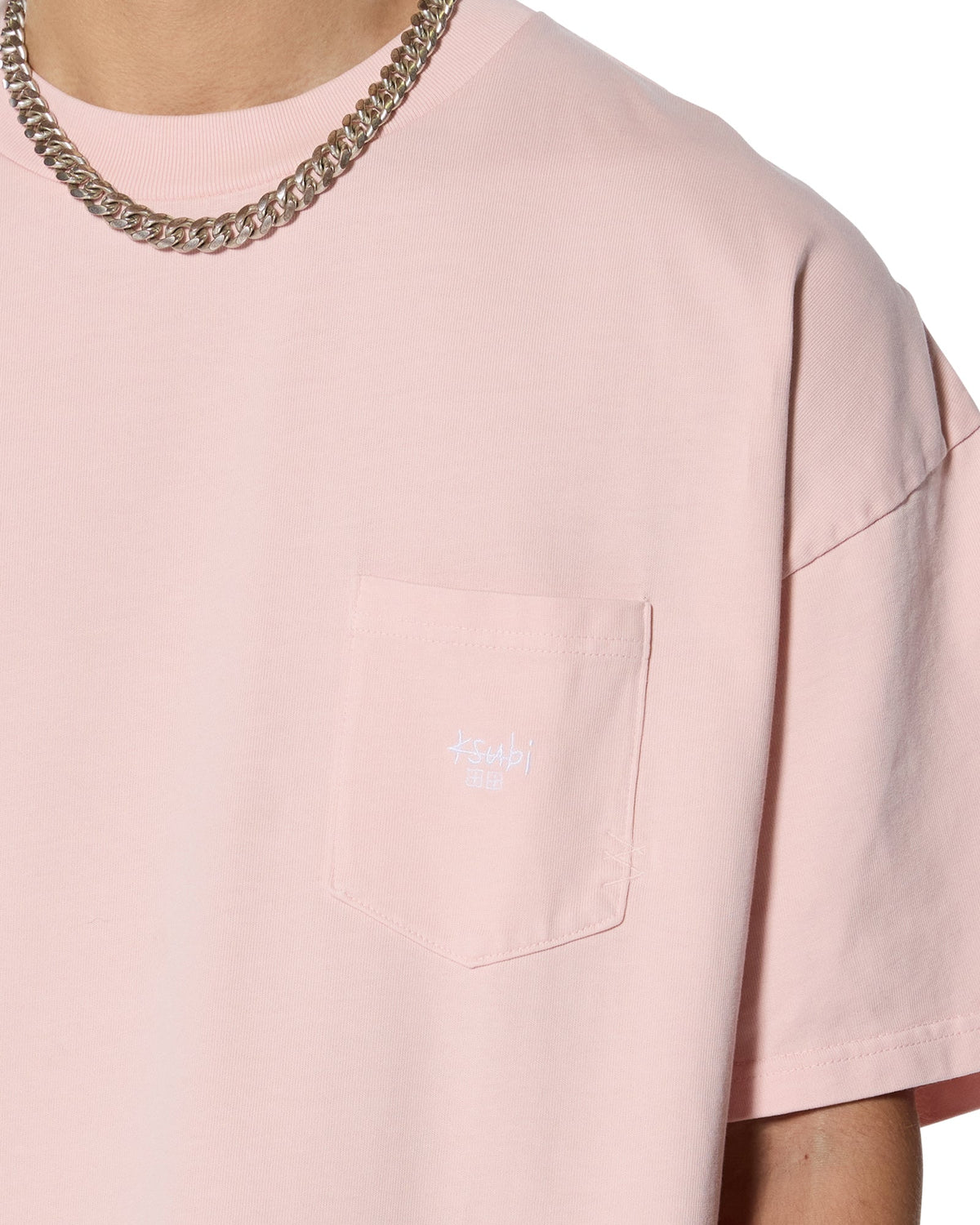 STAMP EKCESS POCKET SS TEE MAGNOLIA