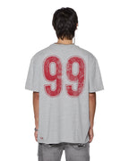 MENS STINGER BIGGIE SS TEE GREY MARLE TEES