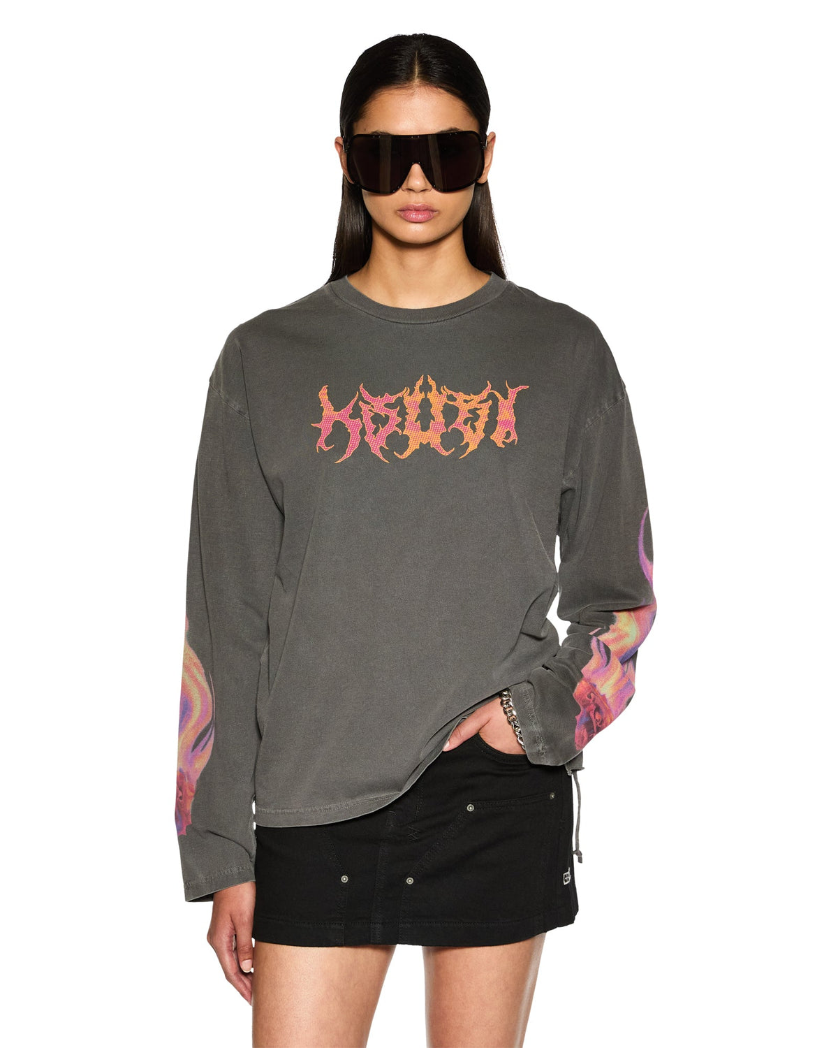 SABBATH LS TEE CHARCOAL