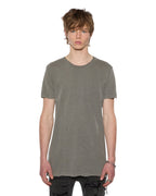 Mens Sioux Ss Tee Vintage Grey Fitted Tees - Grey