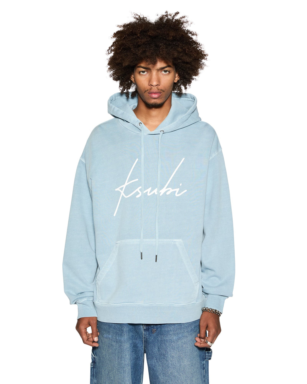 SKRIPT BIGGIE HOODIE ICE BLUE