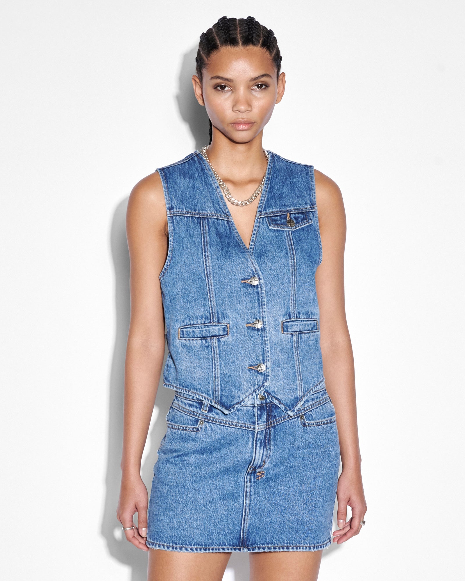 WOMENS VAGABOND WAISTCOAT HERITAGE FASHION TOPS