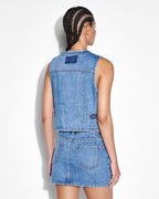 WOMENS VAGABOND WAISTCOAT HERITAGE FASHION TOPS