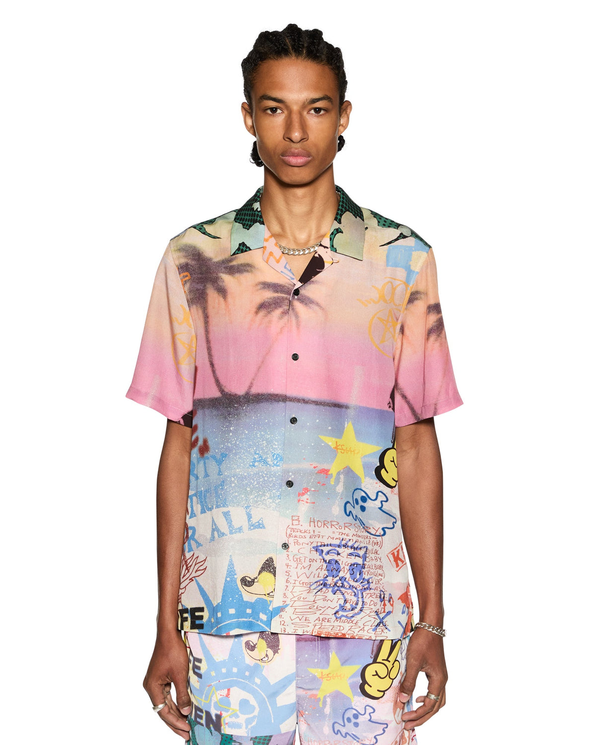 VANDALS RESORT SS SHIRT MULTI