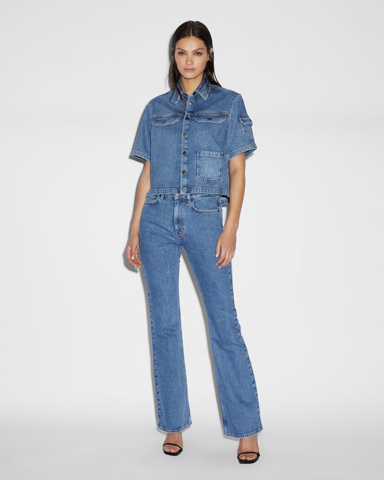 WOMENS  CARGO SS SHIRT HERITAGE BOXY SHIRTS